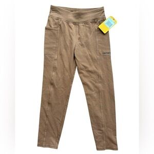 Carhartt Tan/brown  fitted utility Leggings with Pockets size 6X